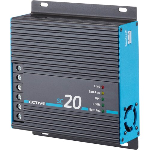 ECTIVE SC 20 MPPT Solar-Laderegler fr 12/24V Versorgungsbatterien 240Wp/480Wp 50V 20A