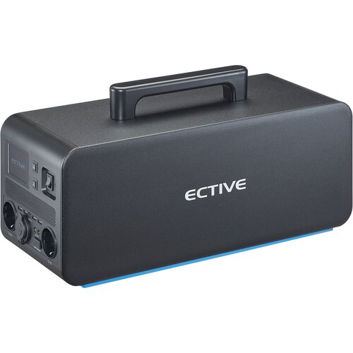 ECTIVE BlackBox 15 Powerstation 1500W 1497,6Wh Reine Sinuswelle 230V LiFePO4-Lithiumbatterie 58,5Ah 25,6V