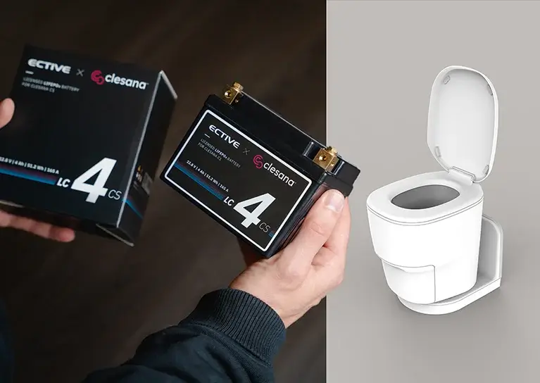 Unsere LC 4CS - Die einfache Stromlösung für deine Clesana Toilette!