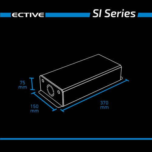 ECTIVE SI 10 (SI102) 12V Sinus-Inverter 1000W/12V Sinus-Wechselrichter