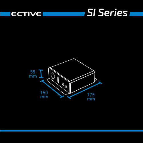 ECTIVE SI 3 300W/24V Sinus-Wechselrichter mit reiner Sinuswelle