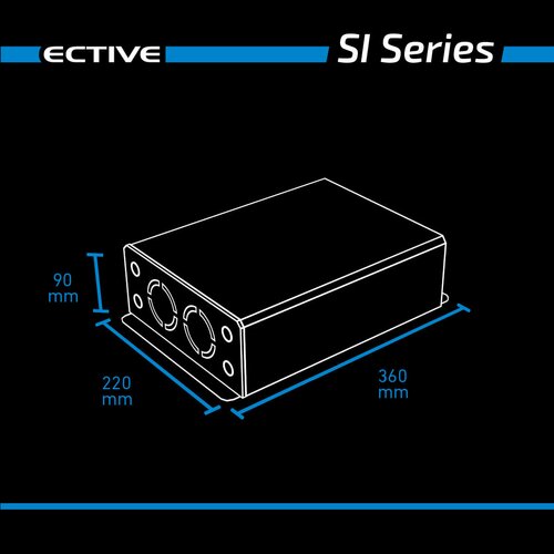 ECTIVE SI 15 (SI154) 24V Sinus-Inverter 1500W/24V Sinus-Wechselrichter