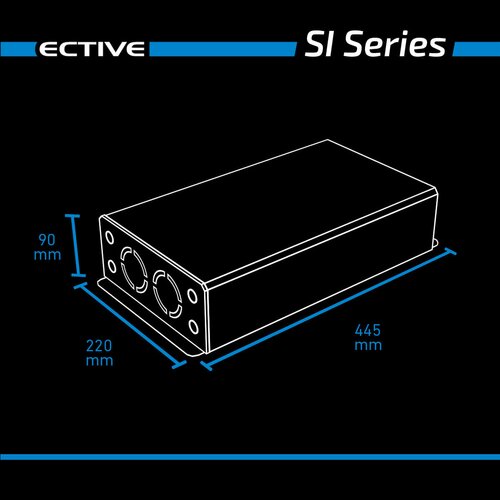 ECTIVE SI 25 (SI254) 24V Sinus-Inverter 2500W/24V Sinus-Wechselrichter