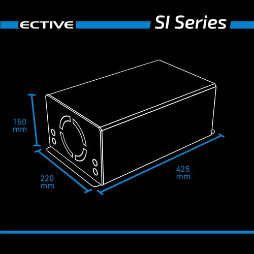 ECTIVE SI30 (SI304) 24V Sinus-Inverter 3000W/24V Sinus-Wechselrichter