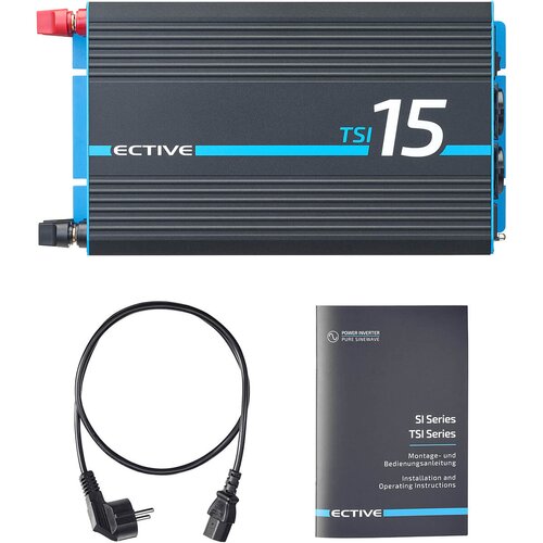 ECTIVE TSI15 (TSI152) 12V Sinus-Inverter 1500W/12V Sinus-Wechselrichter mit NVS
