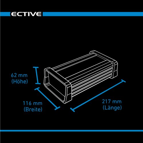 ECTIVE Multiload 15 15A/12V 8-Stufen Batterieladegerät