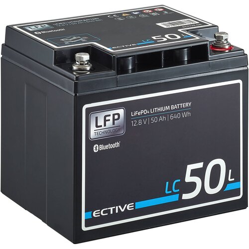 ECTIVE LC 50L BT 12V LiFePO4 Lithium Versorgungsbatterie...