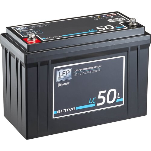 ECTIVE LC 50L BT 24V LiFePO4 Lithium Versorgungsbatterie...
