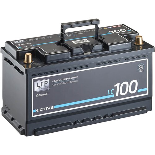 ECTIVE LC 100 LT 12V LiFePO4 Lithium Versorgungsbatterie 100 Ah