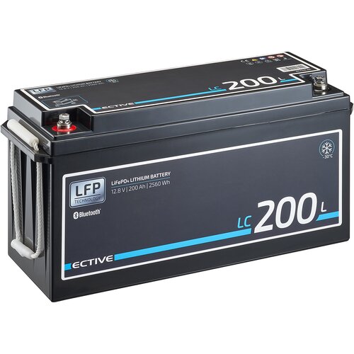 ECTIVE LC 200L LT 12V LiFePO4 Lithium Versorgungsbatterie 200 Ah