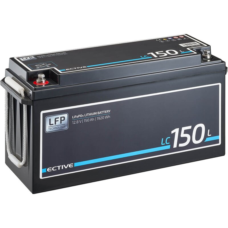 ECTIVE LC 150L 12V 150 Ah LiFePO4 Lithium Versorgungsbatterie