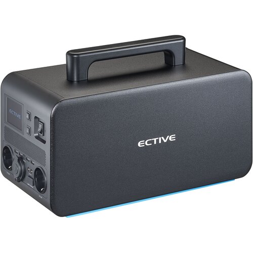 ECTIVE BlackBox 10 Powerstation 1000W 1036,8Wh, 230V LiFePO4-Lithiumbatterie 40,5Ah 25,6V