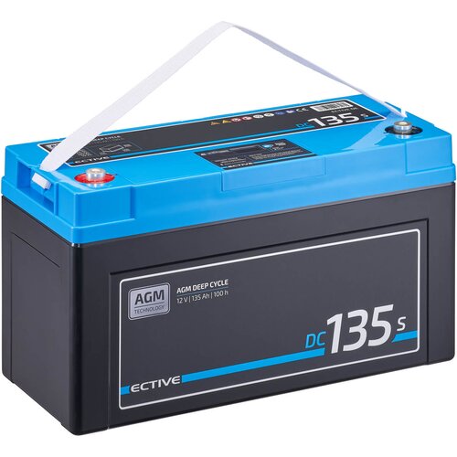 ECTIVE DC 135S AGM Deep Cycle mit LCD-Anzeige135Ah Versorgungsbatterie