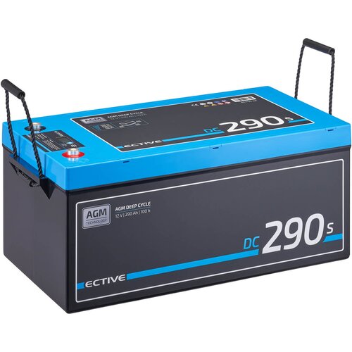 ECTIVE DC 290S AGM Deep Cycle mit LCD-Anzeige 290Ah Versorgungsbatterie