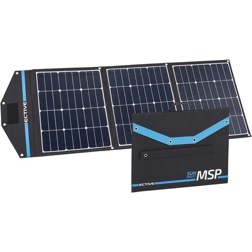 ECTIVE MSP 135 SunWallet faltbares Solarmodul 135W Solartasche