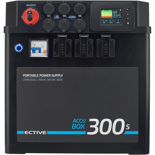ECTIVE AccuBox 300S LiFePO4 Powerstation 3000W 3840Wh