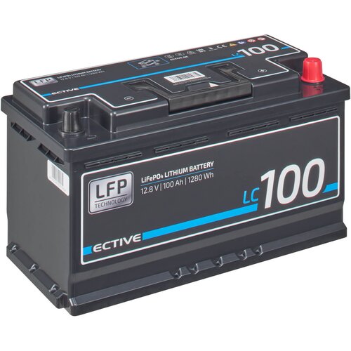 ECTIVE LC 100 12V LiFePO4 Lithium Versorgungsbatterie 100...