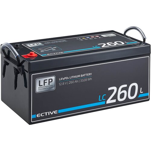 ECTIVE LC 260L 12V LiFePO4 Lithium Versorgungsbatterie...