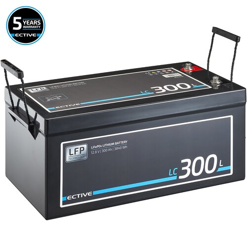 ECTIVE LC 300L 12V LiFePO4 Lithium Versorgungsbatterie 300 Ah (USt-befreit nach §12 Abs.3 Nr. 1 S.1 UStG)