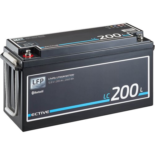 ECTIVE LC 200L BT 12V LiFePO4 Lithium Versorgungsbatterie 200 Ah (USt-befreit nach §12 Abs.3 Nr. 1 S.1 UStG)