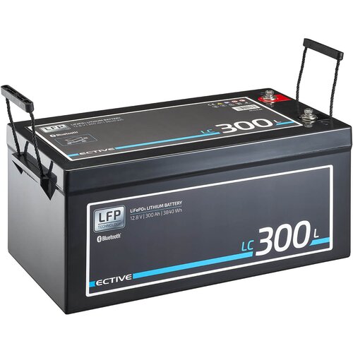 ECTIVE LC 300L BT 12V LiFePO4 Lithium Versorgungsbatterie 300 Ah (USt-befreit nach §12 Abs.3 Nr. 1 S.1 UStG)