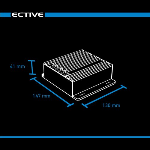 ECTIVE SC 20 MPPT Solar-Laderegler für 12/24V Versorgungsbatterien 240Wp/480Wp 50V 20A (USt-befreit nach §12 Abs.3 Nr. 1 S.1 UStG)