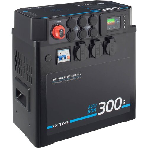 ECTIVE AccuBox 300S 3000W 3840Wh LiFePO4 Powerstation...