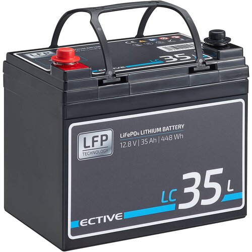 ECTIVE LC 35L 12V LiFePO4 Lithium Versorgungsbatterie 35...