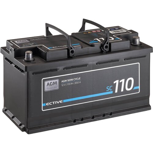ECTIVE Semi Cycle SC110 AGM Versorgungsbatterie 110Ah (USt-befreit nach 12 Abs.3 Nr. 1 S.1 UStG)