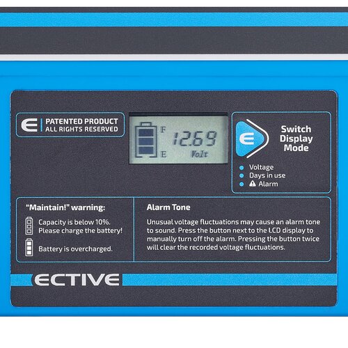ECTIVE DC 75S AGM Deep Cycle mit LCD-Anzeige 75Ah Versorgungsbatterie (USt-befreit nach 12 Abs.3 Nr. 1 S.1 UStG)