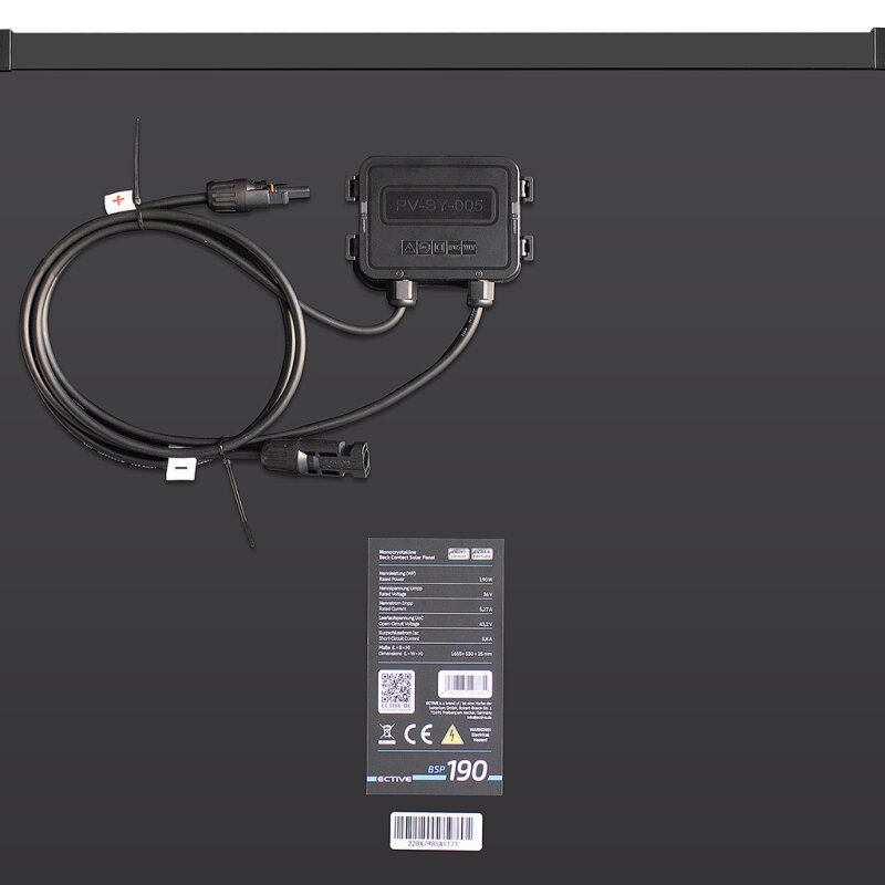 ECTIVE BSP Lightweight Solarmodule 190 Black Monokristallin Solarmodu